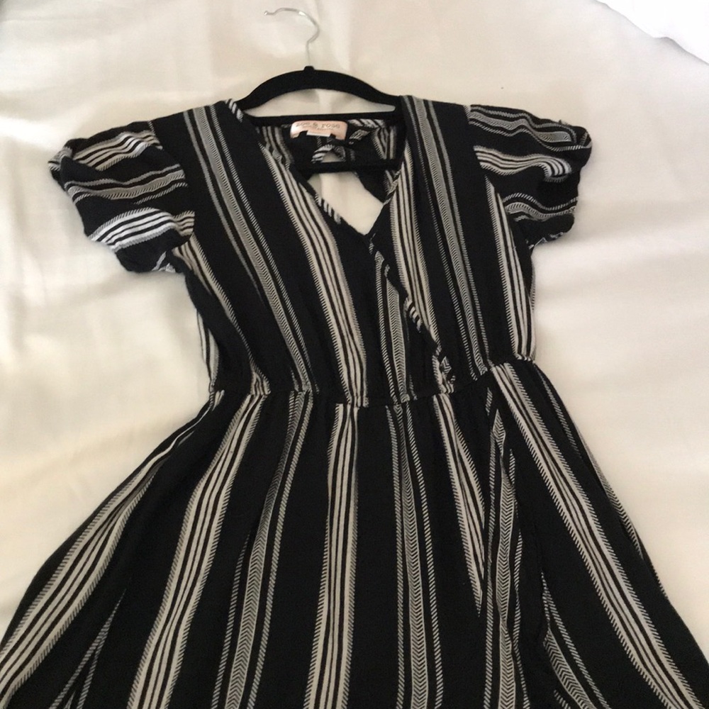 Black and white dress